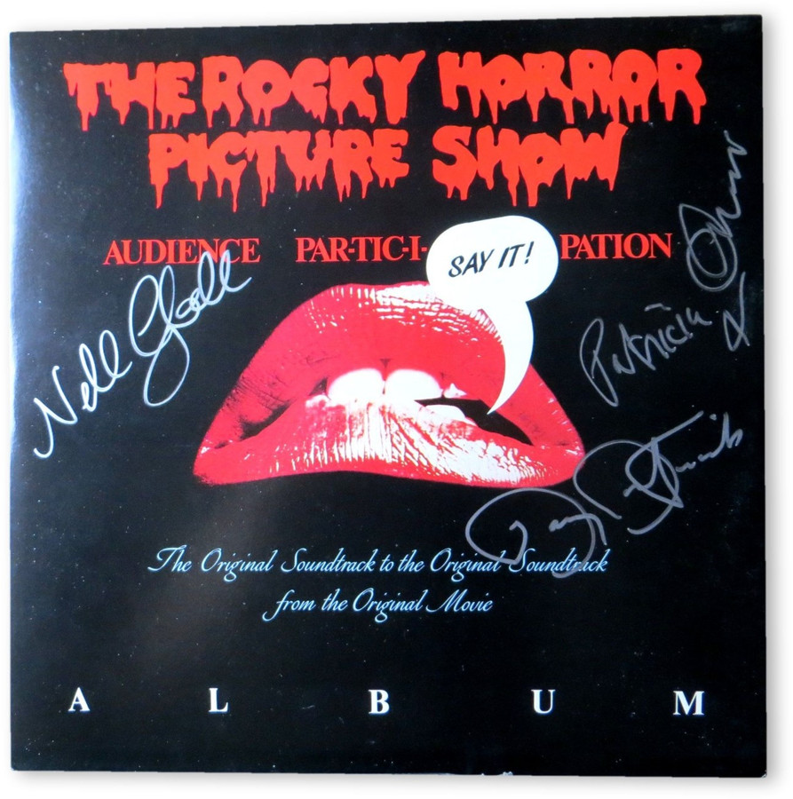 Rocky Horror Picture Show Multi Signed Autographed Album Cover  JSA HH36301