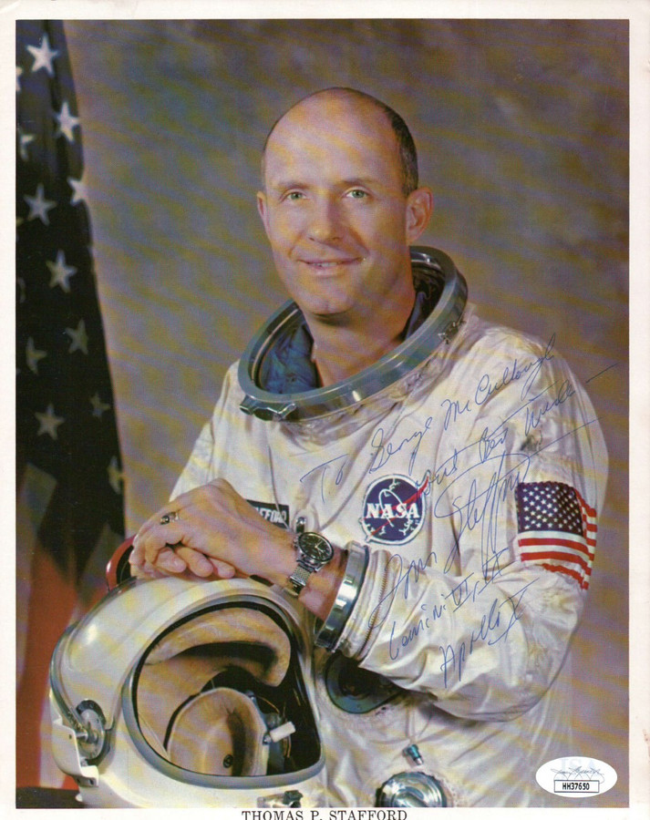 Thomas Stafford Signed Autographed 8X10 Photo Apollo 10 JSA HH37650