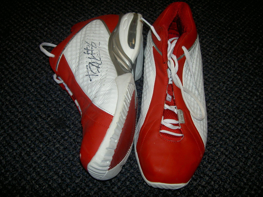 Tito Maddox Auto Dual Signed NBA Basketball Shoes Houston Rockets W/COA