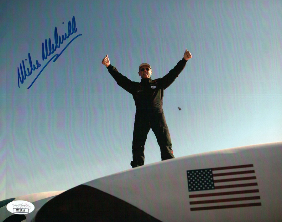 Mike Melvill Signed Autographed 8X10 Photo Test Pilot SpaceShipOne JSA II22710