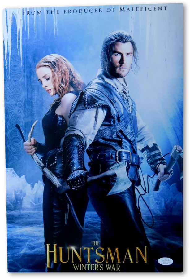 Jessica Chastain Autographed 12X18 Photo The Huntsman Winters War JSA II25529