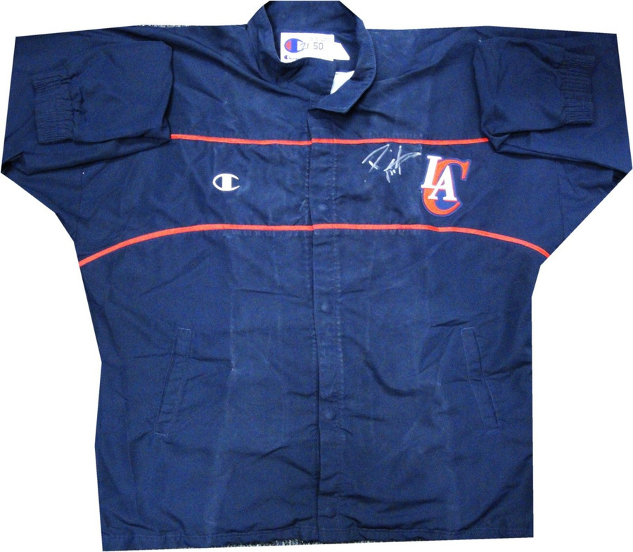 Darius Miles Los Angeles Clippers Signed GAME USED Warm Up Jacket RARE Size 50