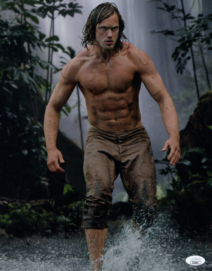 Alexander Skarsgard Signed Autographed 11X14 Photo Legend of Tarzan JSA II22687