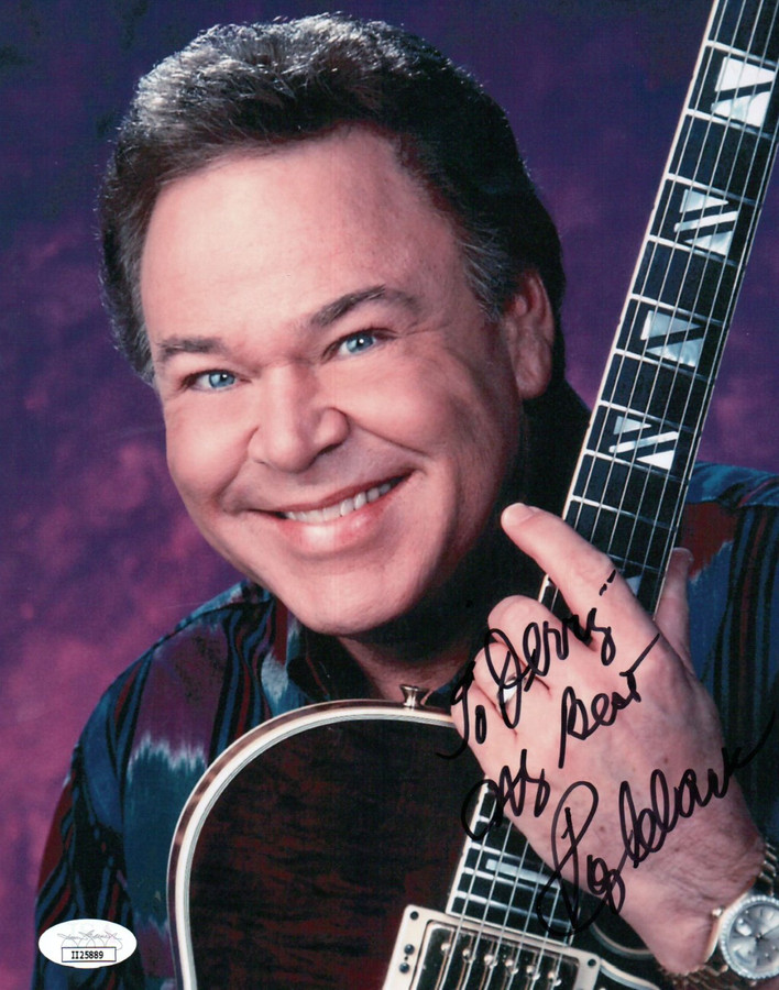 Roy Clark Signed Autographed 8X10 Photo Close Up w/Guitar JSA II25889