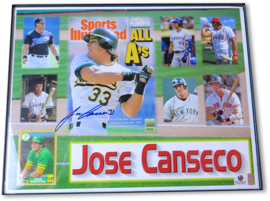 MLB Jose Canseco Signed Trading Cards, Collectible Jose Canseco