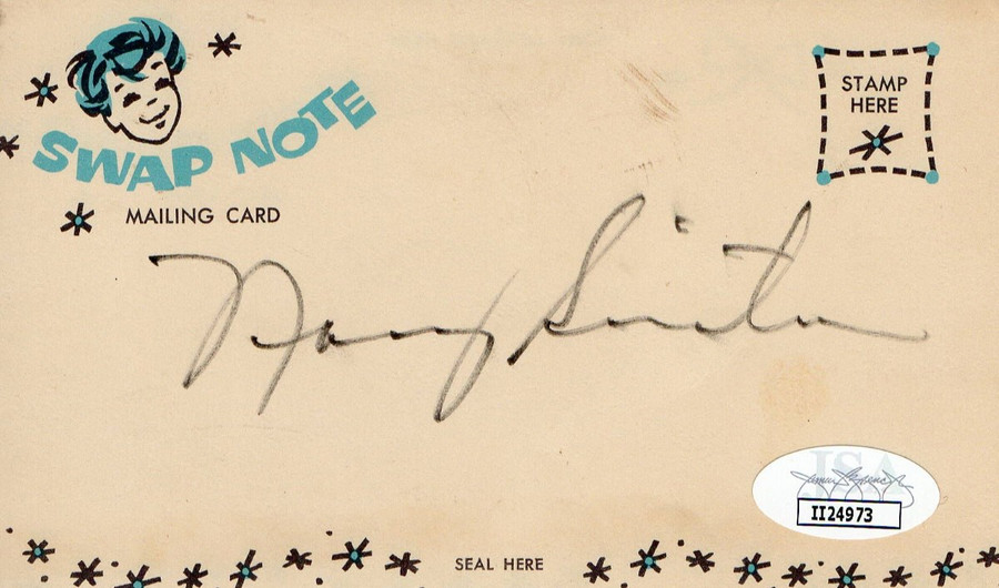 Nancy Sinatra Signed Autographed Small Envelope Singer Star JSA II24973