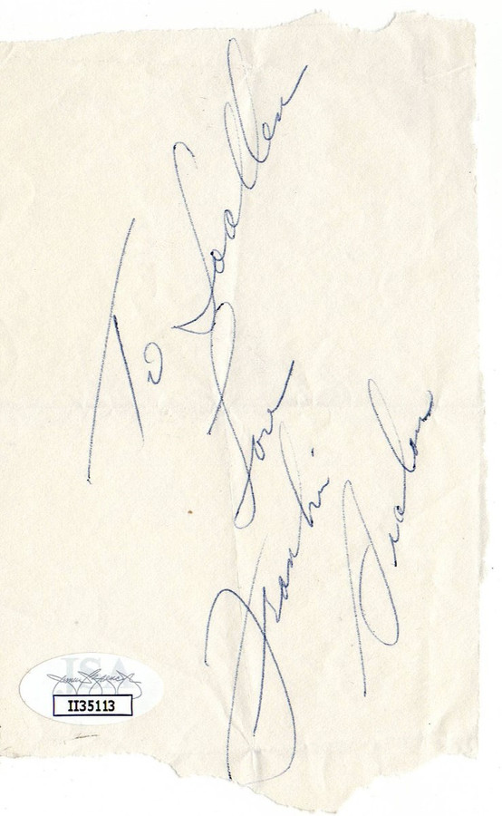Frankie Avalon Signed Autographed Paper Cut Grease Actor Singer JSA II35113