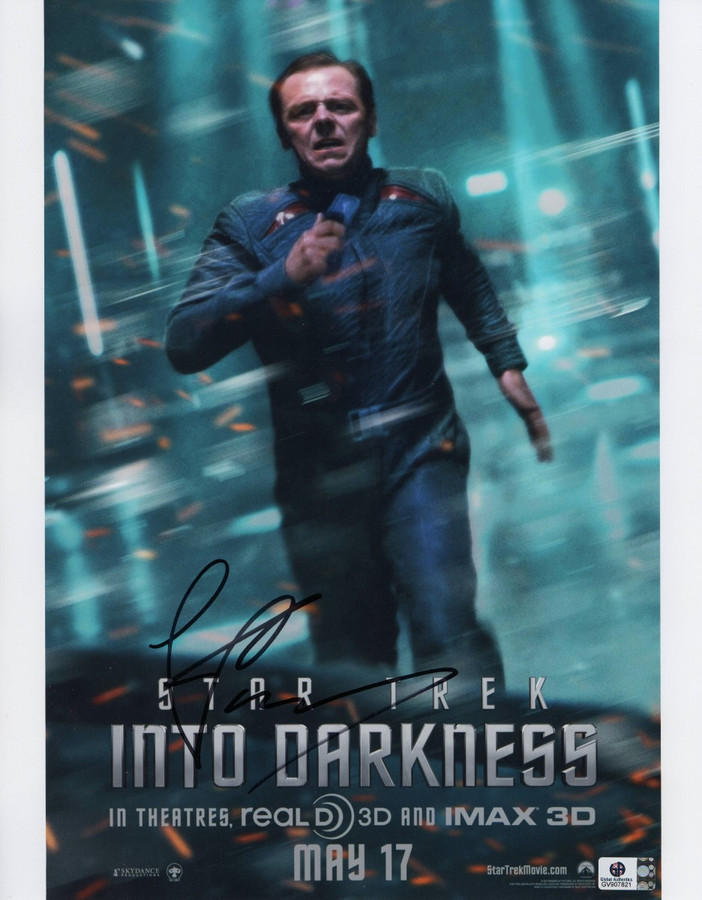 Simon Pegg Signed Autographed 11X14 Photo Star Trek Into Darkness GV907821