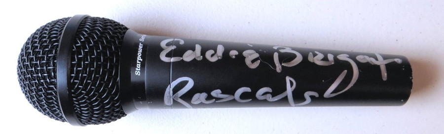 Eddie Brigati Signed Autographed Microphone The Rascals GV761676