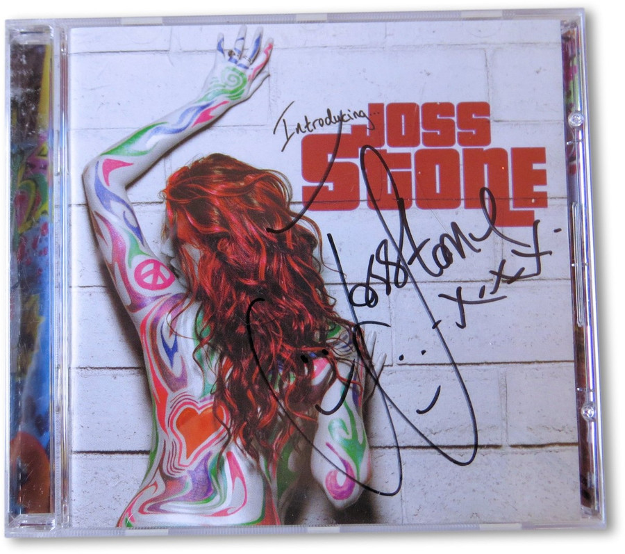 Joss Stone Signed Autographed CD Insert Cover Introducing JSA HH60833