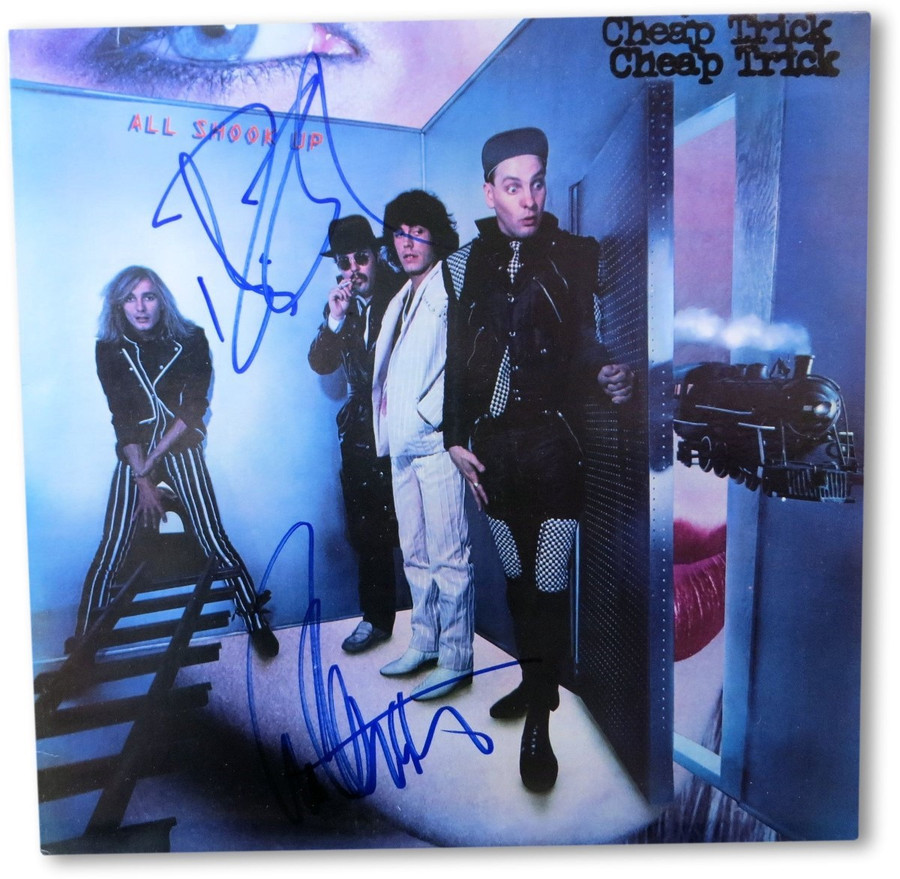 Robin Zander Tom Petersson Signed Autograph Record Album Cheap Trick JSA HH60906