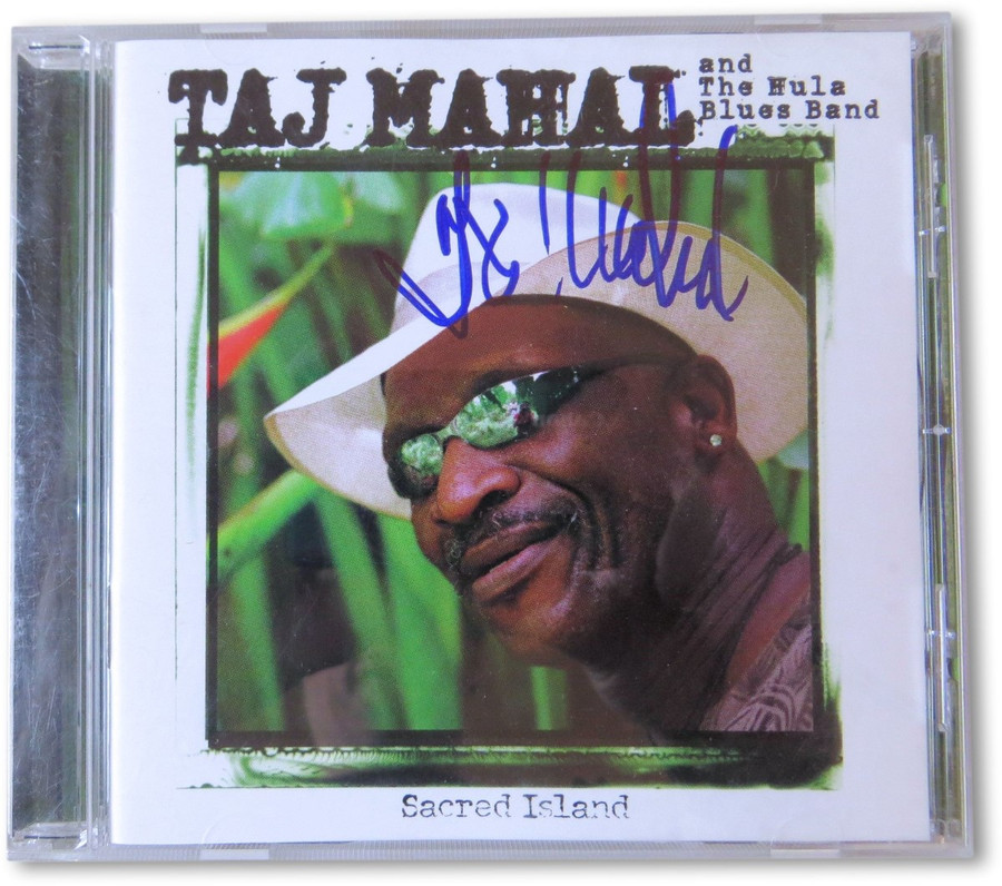 Taj Mahal Signed Autographed CD Insert Cover Hula Blues Band JSA HH60837