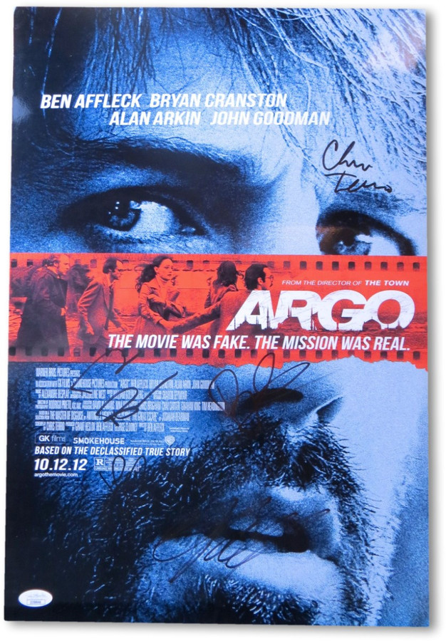 Argo Cast Signed Autographed 13X19 Photo Ben Affleck Goodman Duvall JSA II59846
