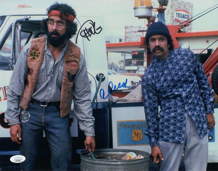 Cheech Marin Tommy Chong Signed Autographed 11x14 Photo Up in Smoke JSA II37364