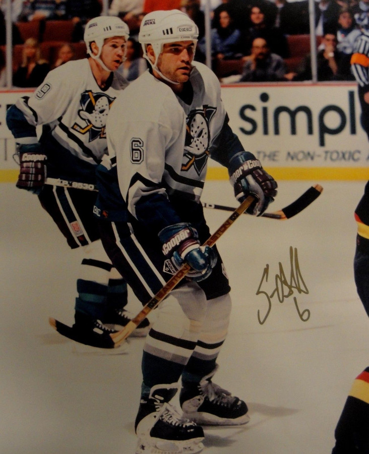 Sean Hill Hand Signed Autographed 16x20 Photograph Mighty Ducks