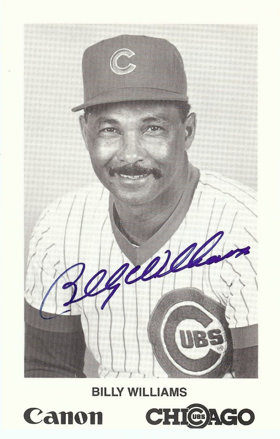 Billy Williams Signed Autographed 3.5X5.5 Photo Chicago Cubs JSA II35668