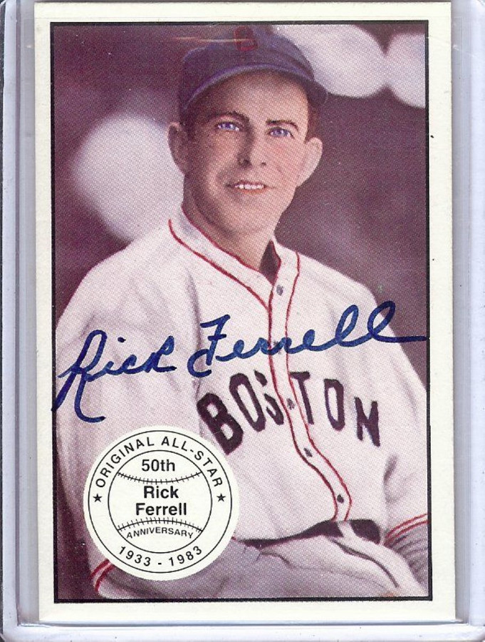 Rick Ferrell 1983 Big League Collectibles Signed Autograph JSA II5659 HOFer #17