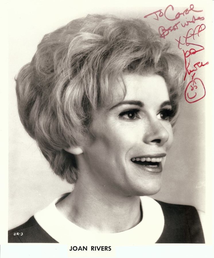 Joan Rivers Signed Autographed 8X10 Photo Legendary Actress JSA JJ41074