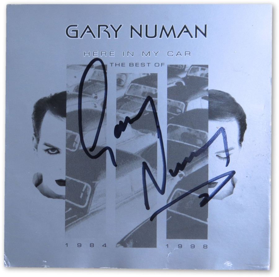 Gary Numan Signed Autographed CD Cover Insert Here in My Car JSA II35400