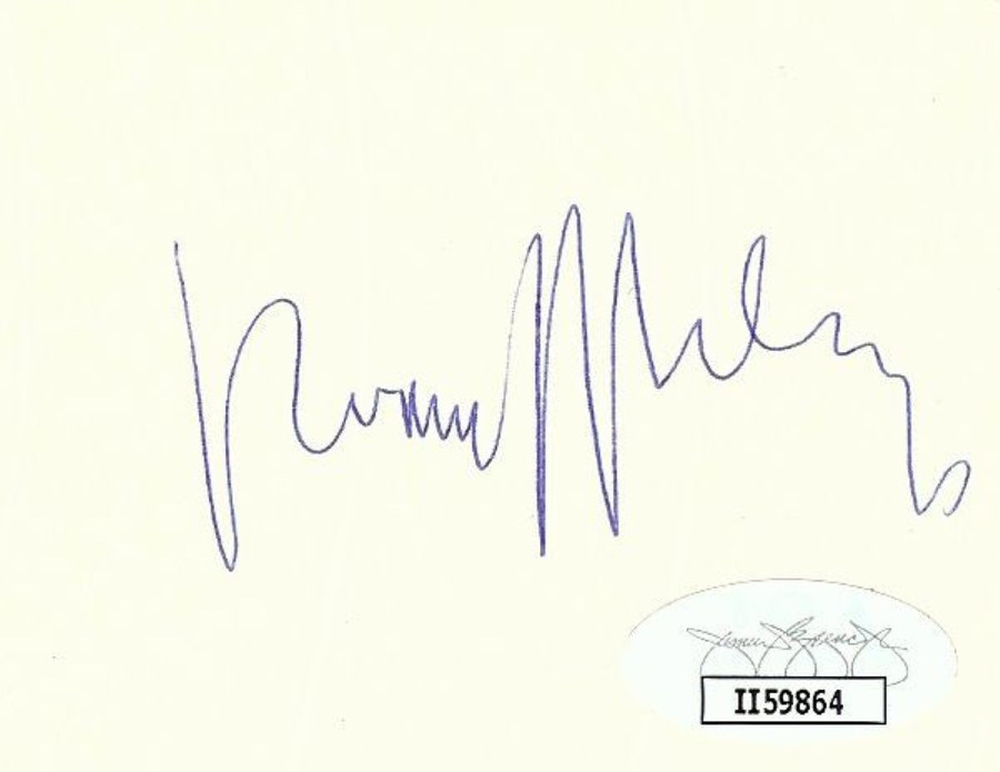Ronnie Milsap Signed Autographed Cut Signature Country Legend JSA II59864
