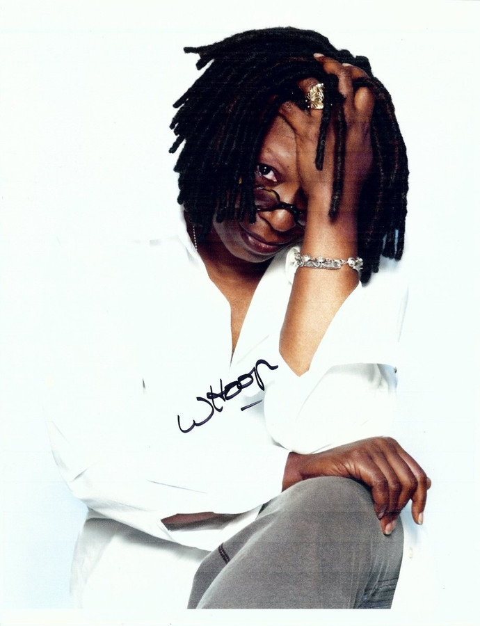 Whoopi Goldberg Signed Autographed 8.5X11 Photo The View Ghost JSA II41150