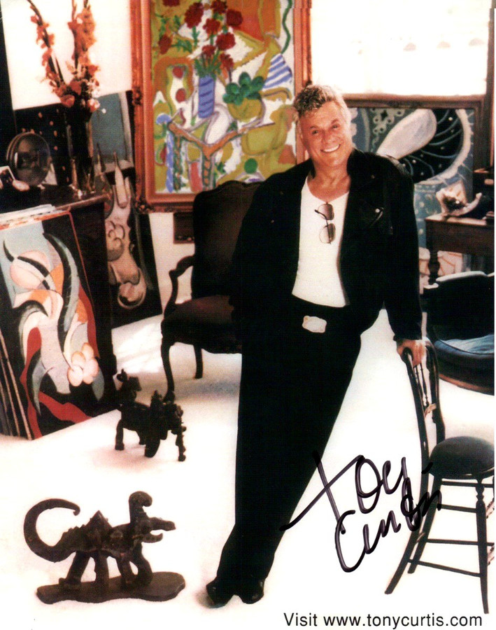 Tony Curtis Signed Autographed 8X10 Photo Legendary Actor JSA JJ41148