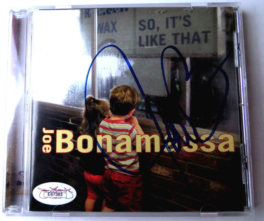 Joe Bonamassa Signed Autographed CD Booklet So It's Like That JSA E67383