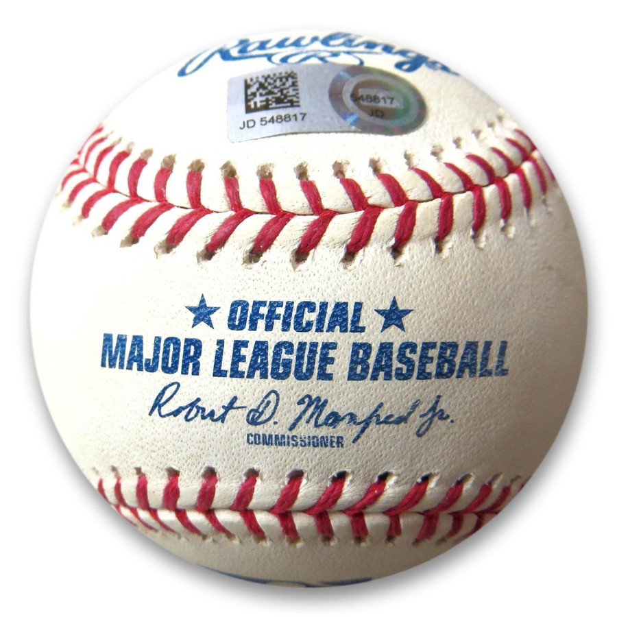 Blake Snell Unsigned Game Used Baseball vs. Deshields 2018 MLB JD548817