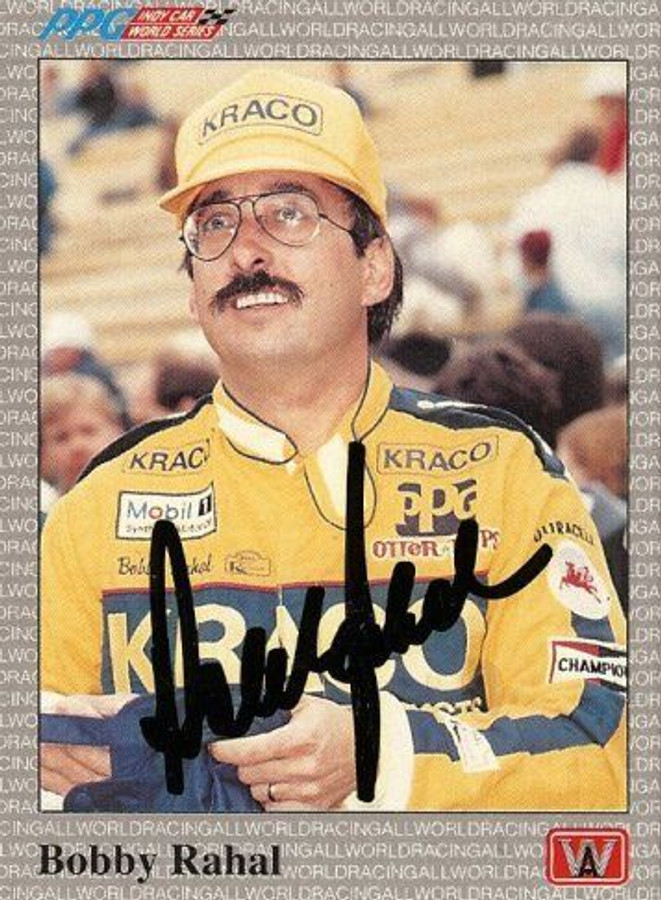 Bobby Rahal 1991 All World Indy Signed Card Auto