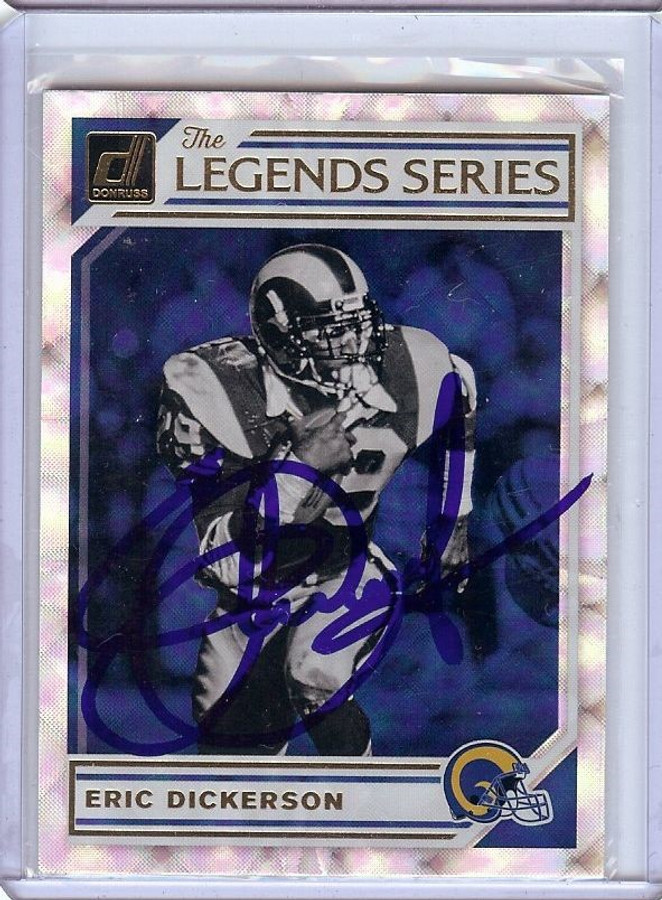 Eric Dickerson 2019 Panini Legends Series Signed Autograph Rams GX31362 #5