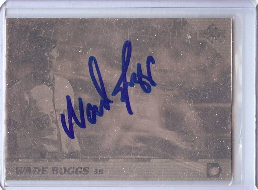 Wade Boggs 1992 Upper Deck Hologram Signed Autograph Red Sox JSA KK56463 #10