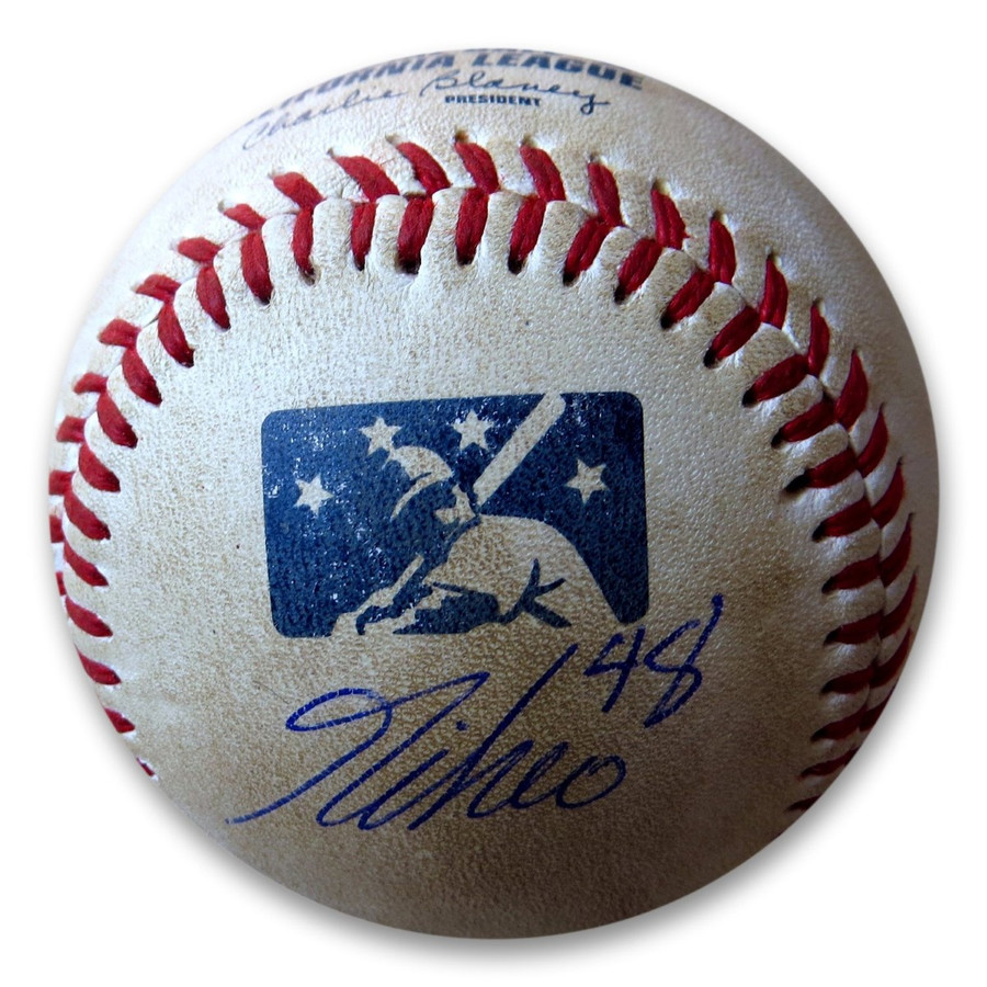 Nico Hulsizer Signed Autographed California League Baseball Tampa Rays GV917465