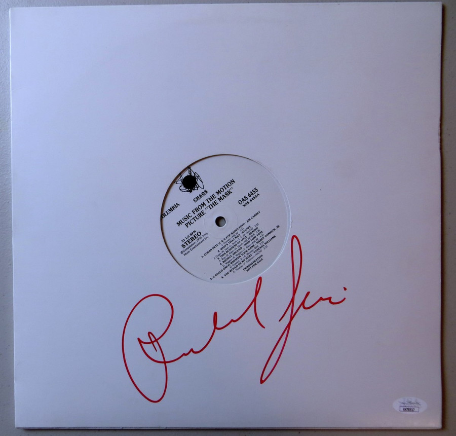 Richard Jeni Signed Autographed Record Album Sleeve The Mask JSA KK78517