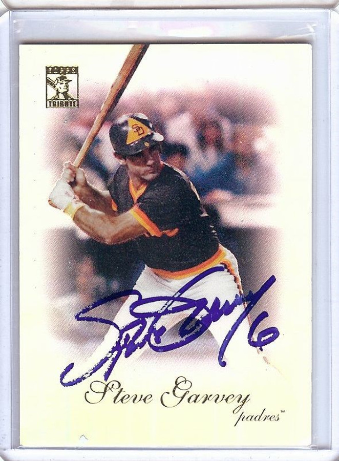 Steve Garvey 2009 Topps Tribute Hand Signed Autograph Padres JSA KK56481 #15