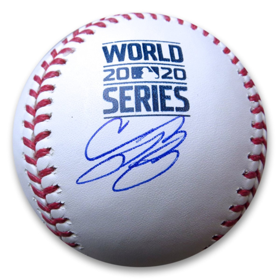 Cody Bellinger Signed Autographed 2020 World Series Baseball LA Dodgers MLB