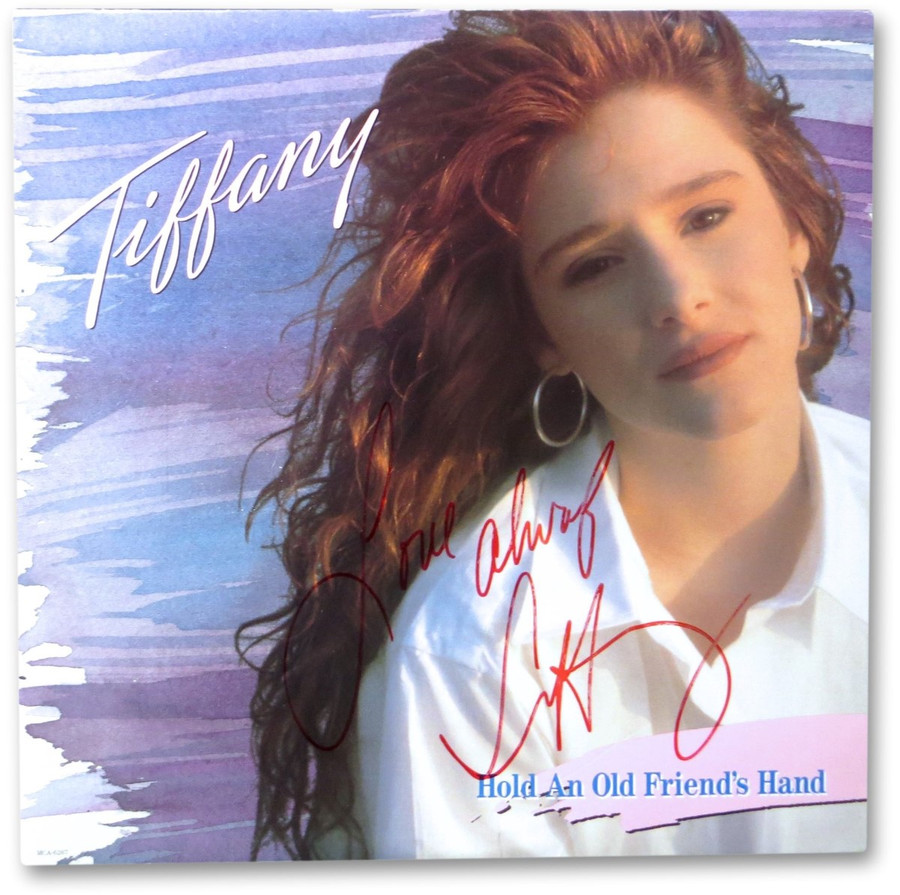 Tiffany Signed Autographed Record Album Hold an Old Friend's Hand JSA KK94293