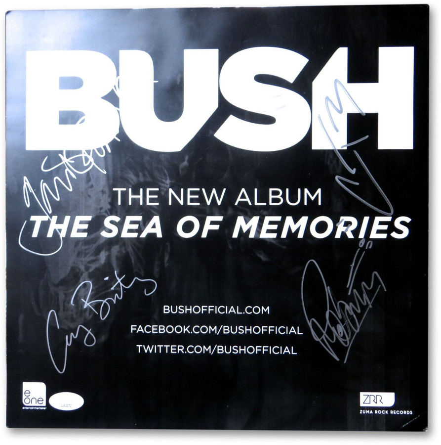 Bush Band Signed Autographed Album Promo Rossdale Traynor JSA LL62172