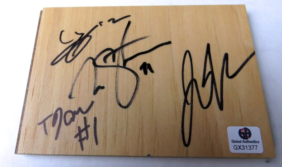 Okafor Henderson McConnell Stauskas Signed Autographed Floor Piece 76ers GX31377
