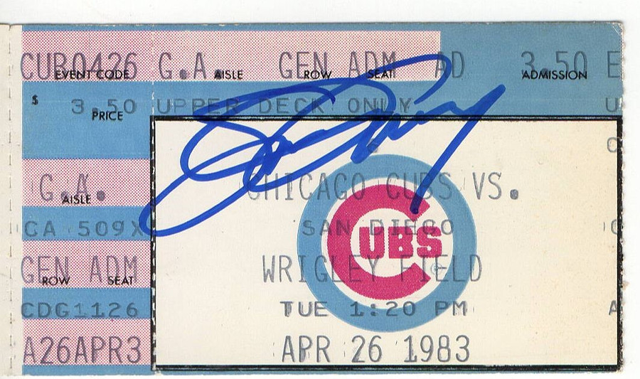 Steve Garvey Signed Autographed Ticket Stub 1000th RBI Game Padres JSA KK94263