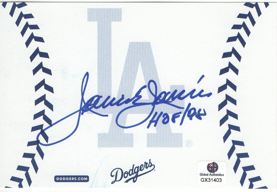 Jaime Jarrin Signed Autographed Postcard Los Angeles Dodgers HOF 98 GX31403