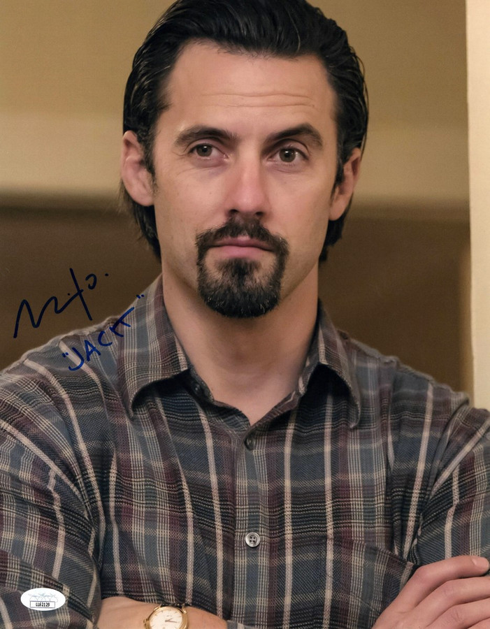 Milo Ventimiglia Signed Autographed 11X14 Photo This is Us "Jack" JSA LL62129