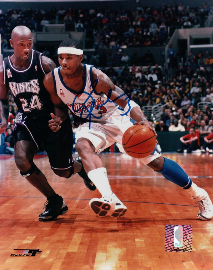 Quentin Richardson Signed 8X10 Autograph Photo Home Blue Ink Center Clipper COA