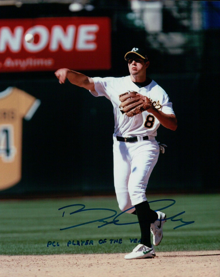 Bobby Crosby Signed 8X10 Photo "PCL Player of the Year" Autograph A's Auto COA