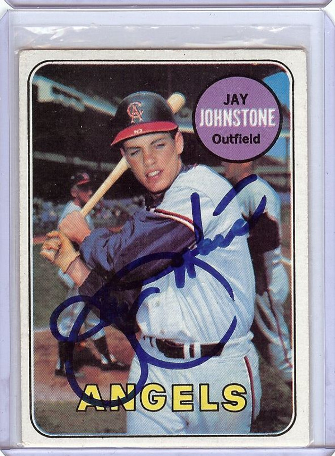 Jay Johnstone 1969 Topps Signed Autograph California Angels #59 GX31482