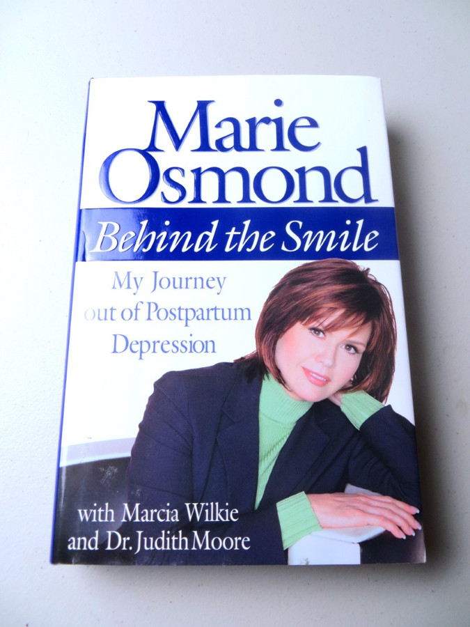 Marie Osmond Signed Autographed Book Behind the Smile Marcia Wilkie JSA MM09043