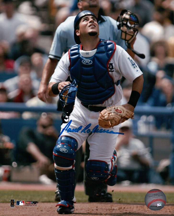 Paul Lo Duca Signed 8X10 Photo Autograph Los Angeles Dodgers Pop Fly Auto w/COA