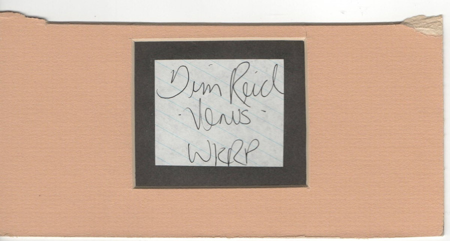 Tim Reid Signed Autographed Cut Autograph WKRP in Cincinnati "Venus" JSA MM49640