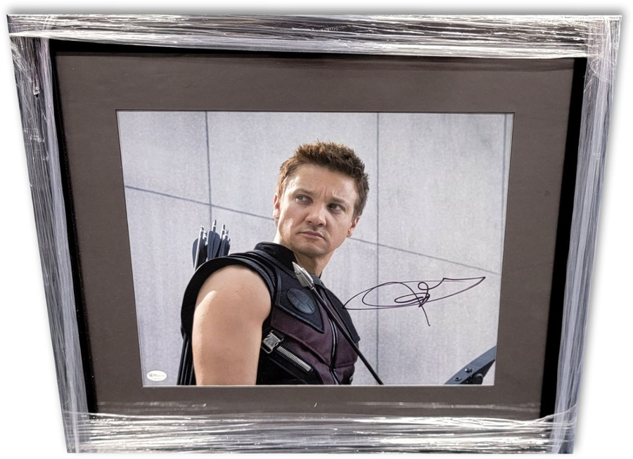 Jeremy Renner Signed Autographed 11X14 Photo Framed Avengers Hawkeye OA-8416707