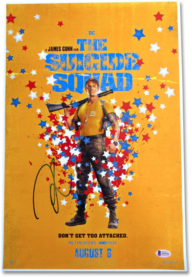 Joel Kinnaman Signed Autographed 12X18 Photo The Suicide Squad BAS Z83920