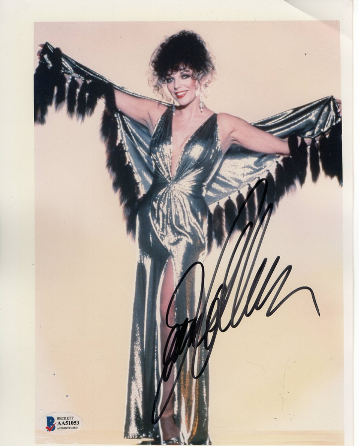 Joan Collins Signed Autographed 8X10 Photo Dynasty Hollywood Legend BAS AA51053